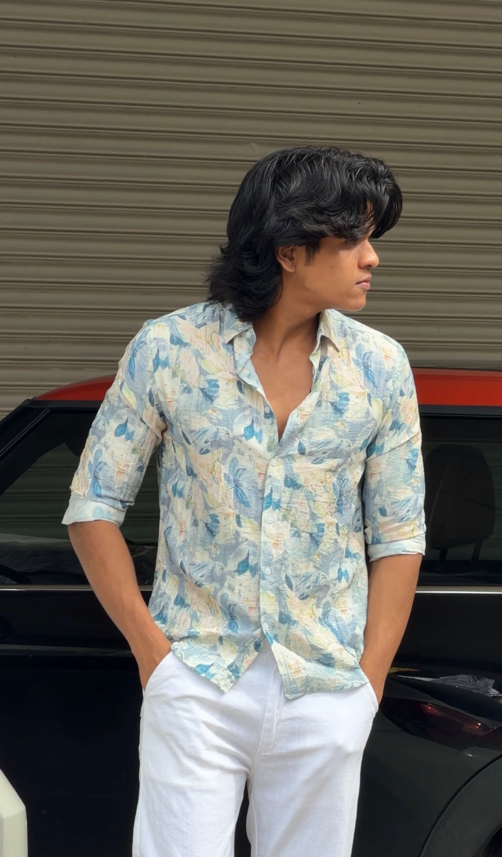 MEN'S PRINTED SHIRT - IHA 33904
