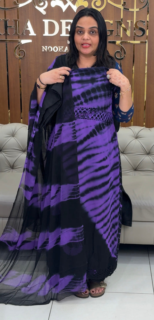 GEORGETTE UNSTITCHED SALWAR SUITS - IHA 31960