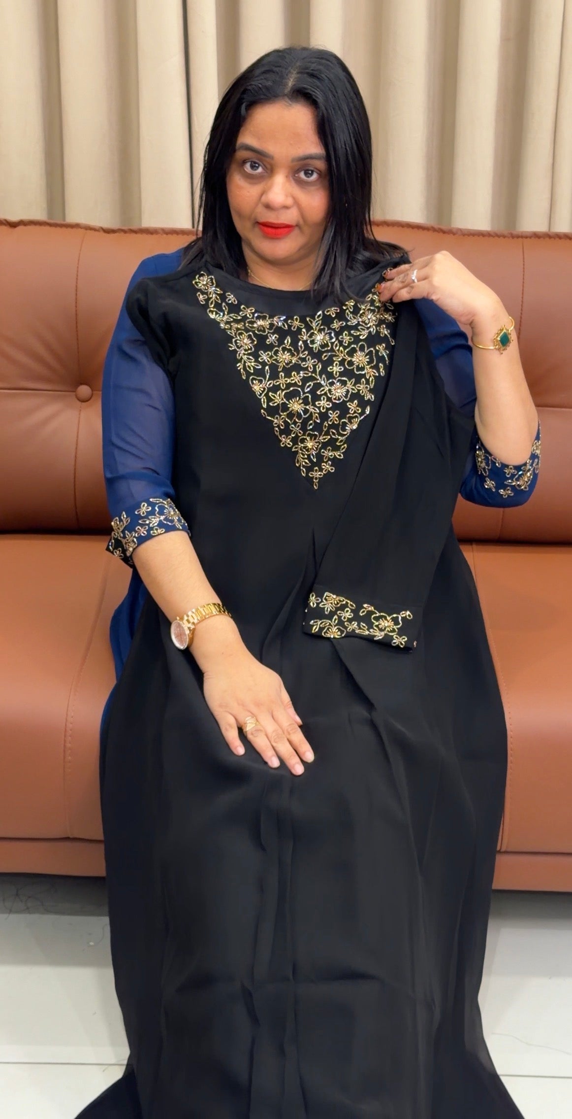 IHA'S IN-HOUSE HAND WORKED ALINE TOPS - IHA 33594