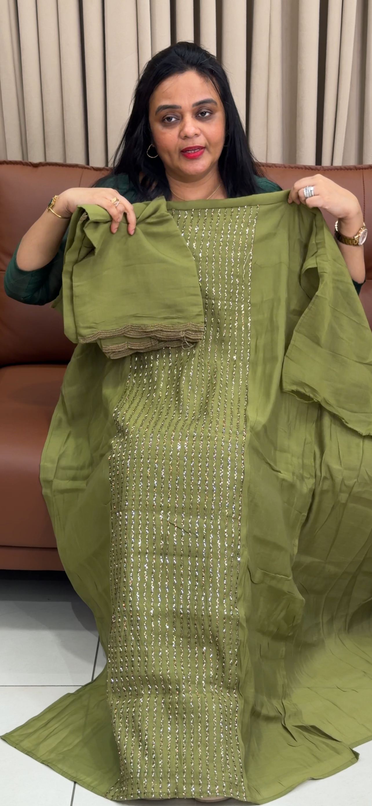 OFFER UNSTITCHED SALWAR SUITS - IHA 34809