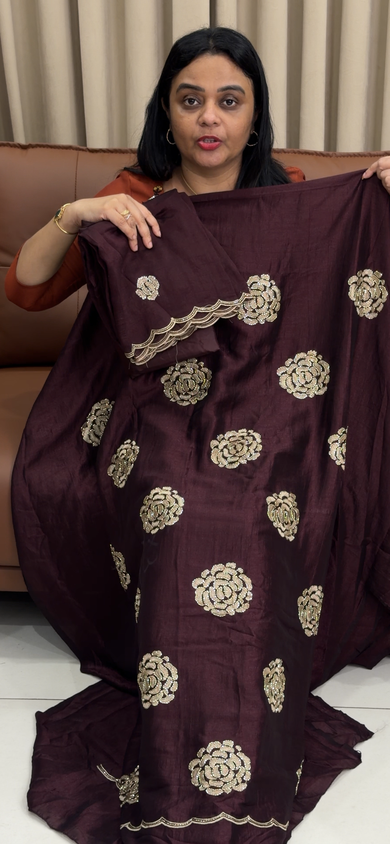 SEMI RAW SILK UNSTITCHED SALWAR SUITS - IHA 34315
