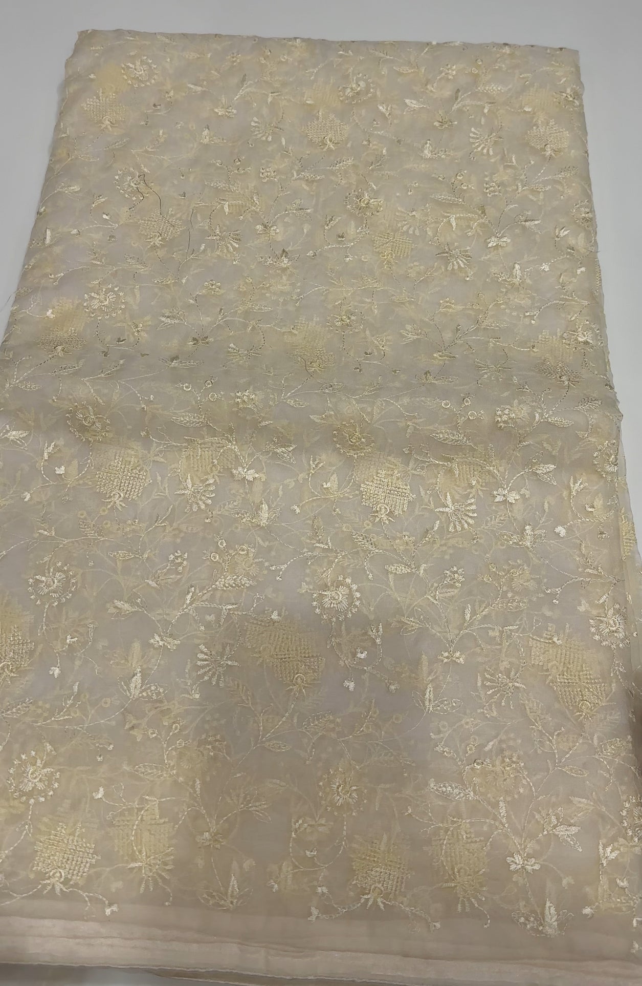 NYLON ORGANZA SAREES - IHA 27142