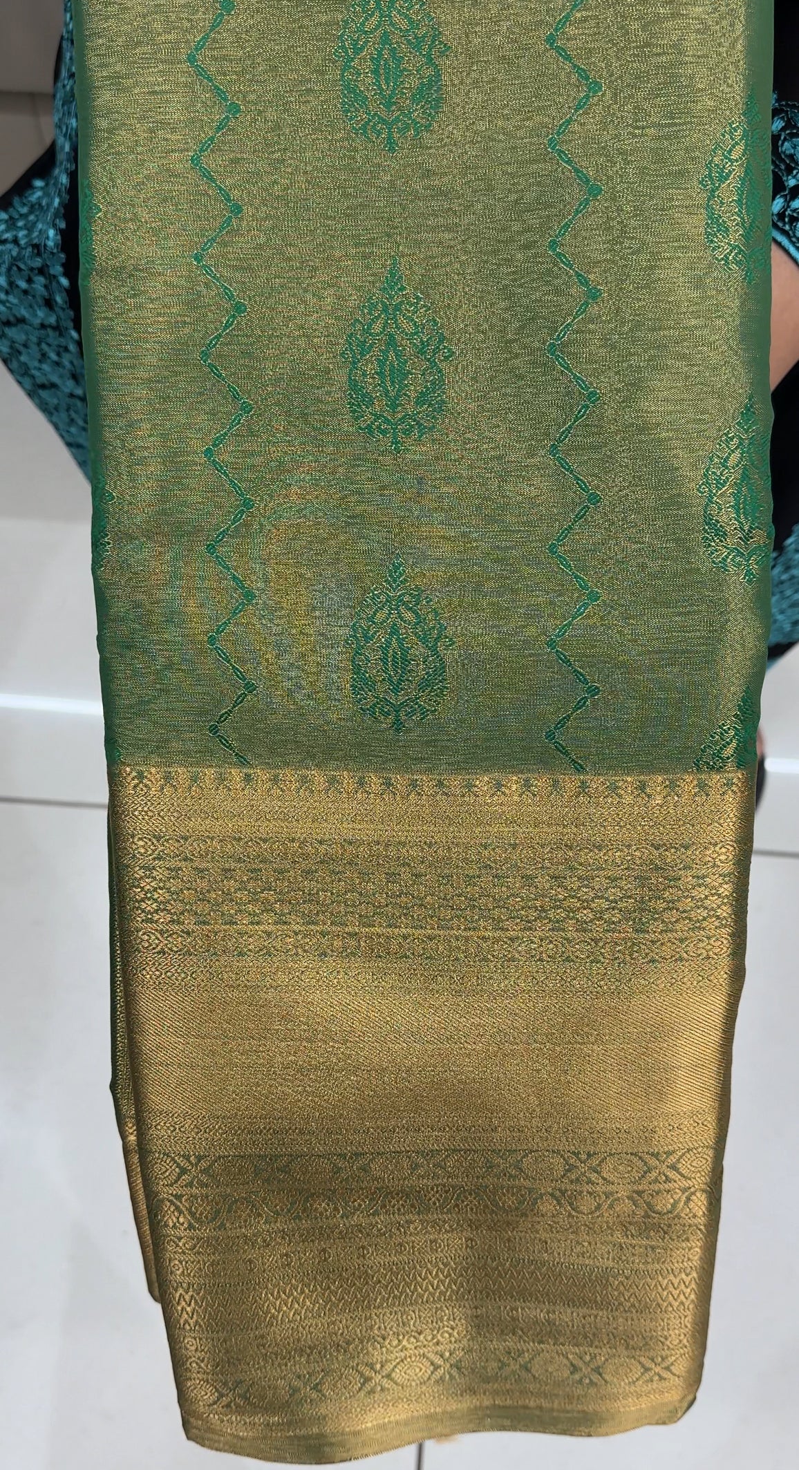 DESIGNER TISSUE KANCHIPURAM SILK SAREES - IHA 26353