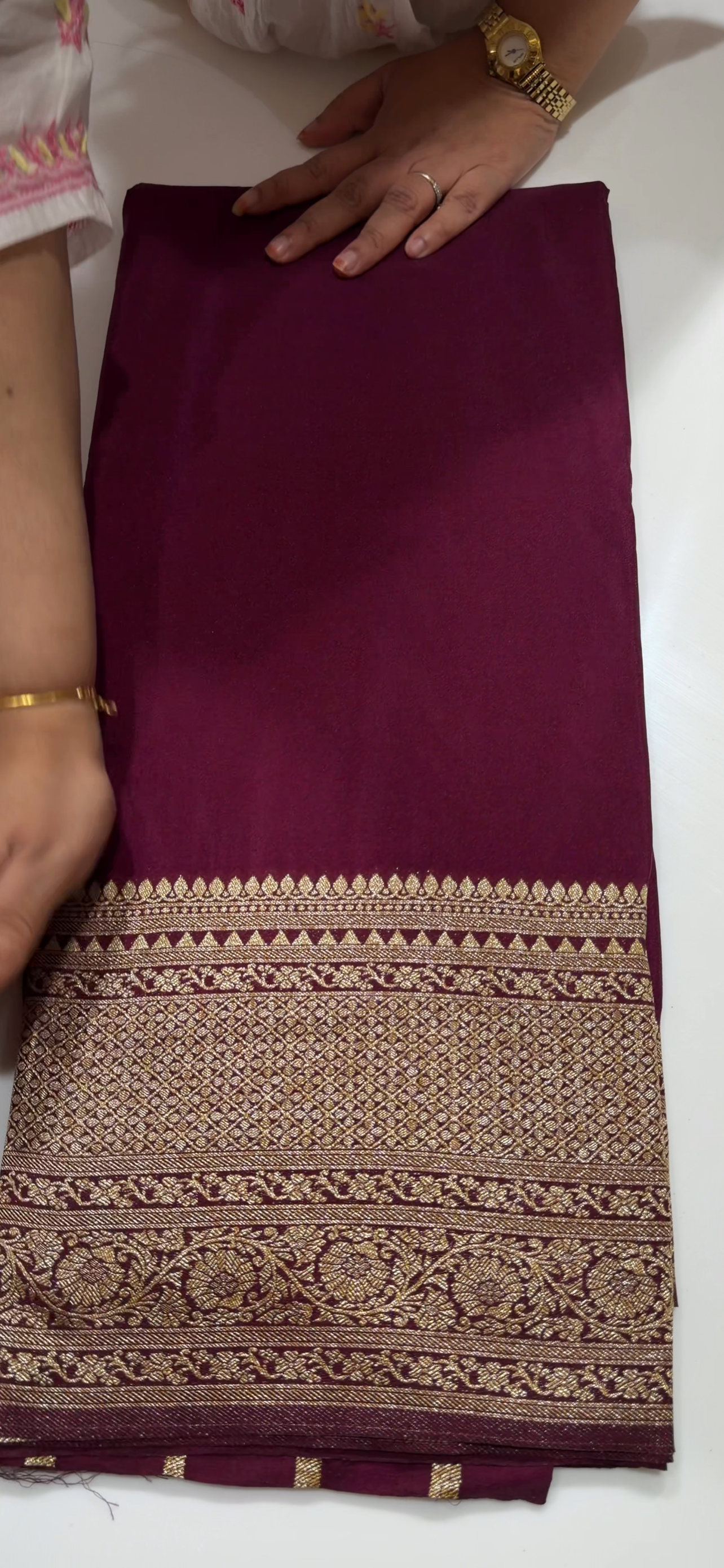 SEMI BANARASI SAREES - IHA 34575