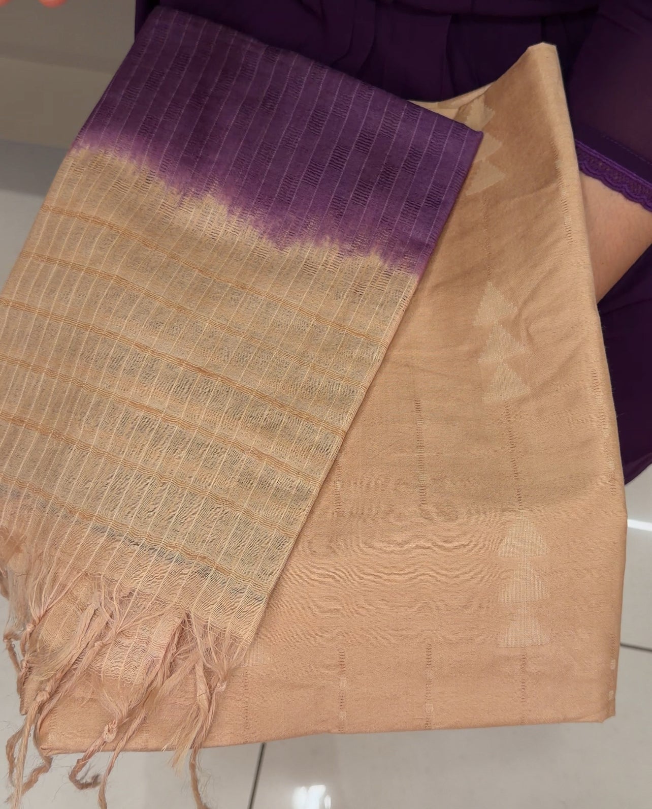 SEMI TUSSUR UNSTITCHED SALWAR SUITS - IHA 29187