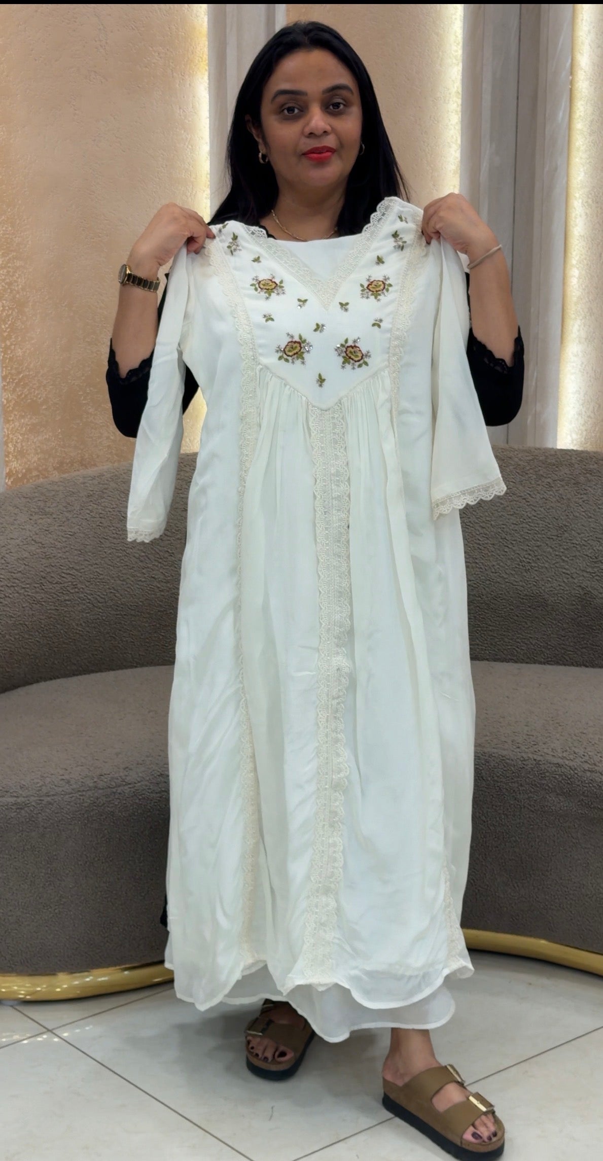 HAND WORK CHINON ALINE TOPS - IHA 33285