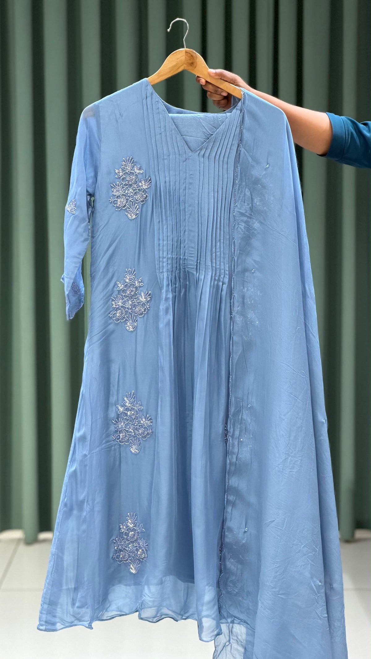 READY TO WEAR TOP, BOTTOM AND DUPATTA - IHA 35963