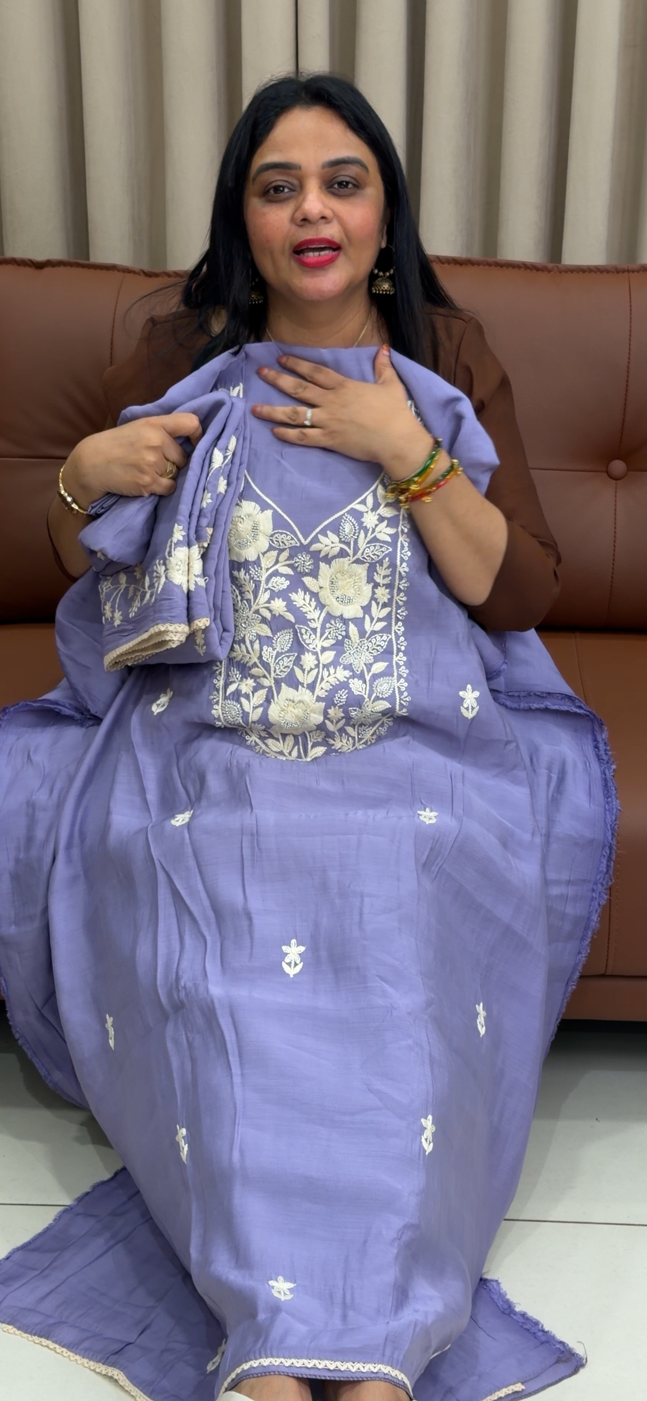 FORWARD MUL CHANDERI UNSTITCHED SALWAR SUITS - IHA 33918