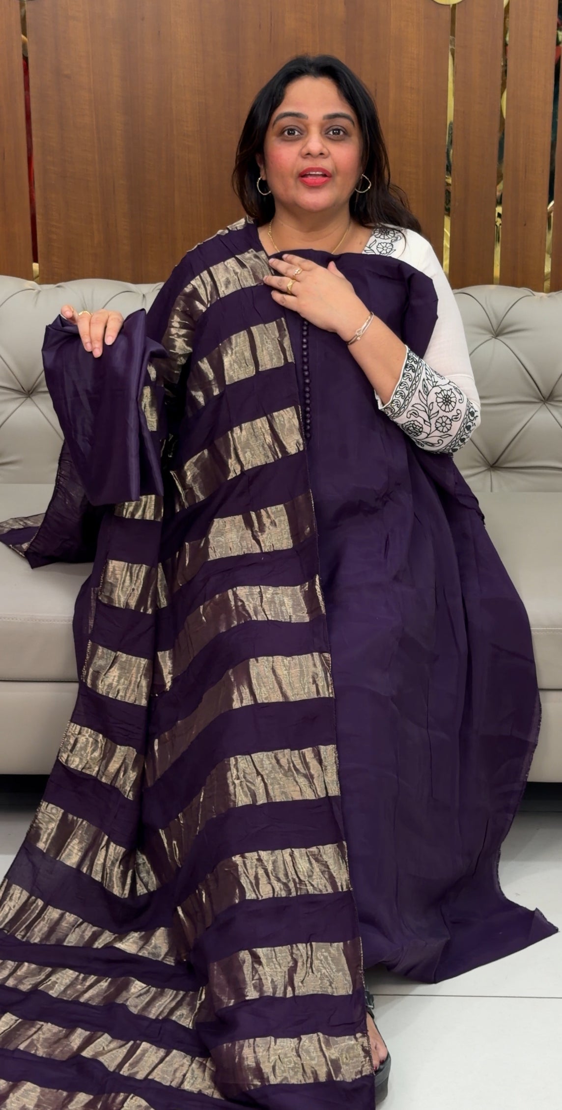 FORWARD MUL CHANDERI UNSTITCHED SALWAR SUITS - IHA 28985