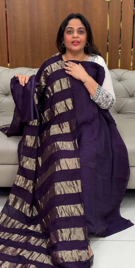 FORWARD MUL CHANDERI UNSTITCHED SALWAR SUITS - IHA 28985