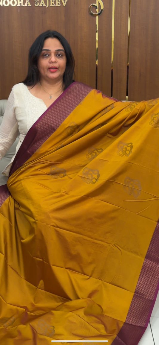 SEMI KANCHIPURAM  SAREES - IHA 29226