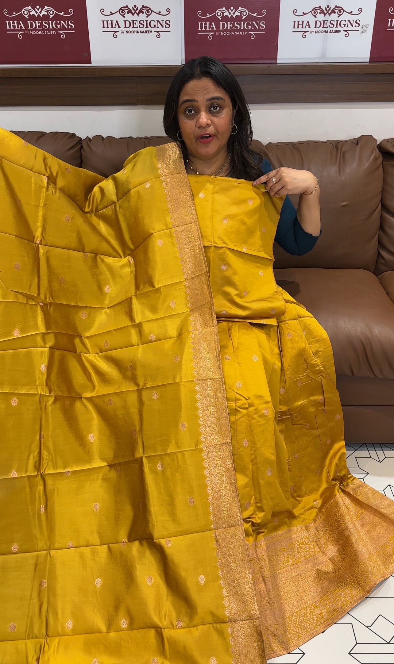 SEMI STITCHED DAVANI SETS - IHA 27195