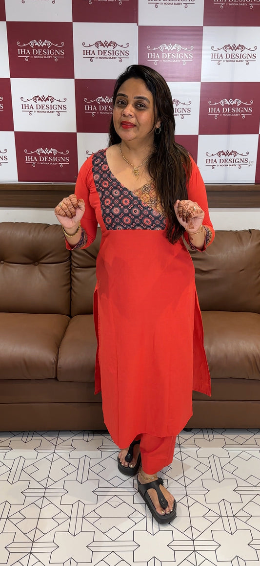 IHA'S IN-HOUSE COTTON CO-ORDS SETS - IHA 23709