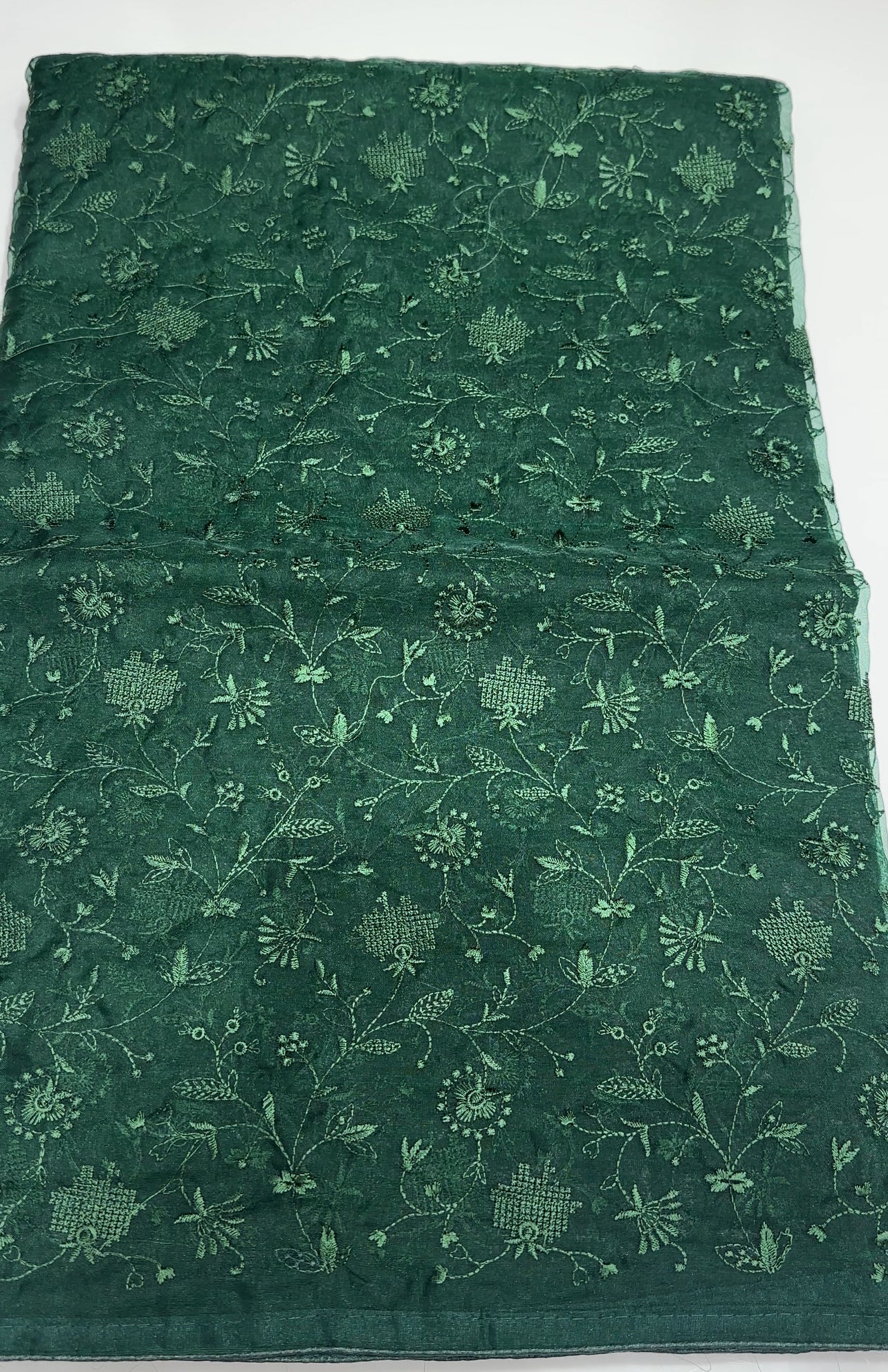 NYLON ORGANZA SAREES - IHA 27142