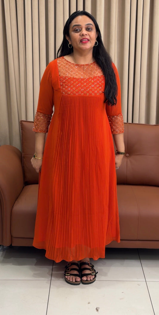 IHA'S IN- HOUSE HAND WORKED NORMAL ALINE TOPS - IHA 34883