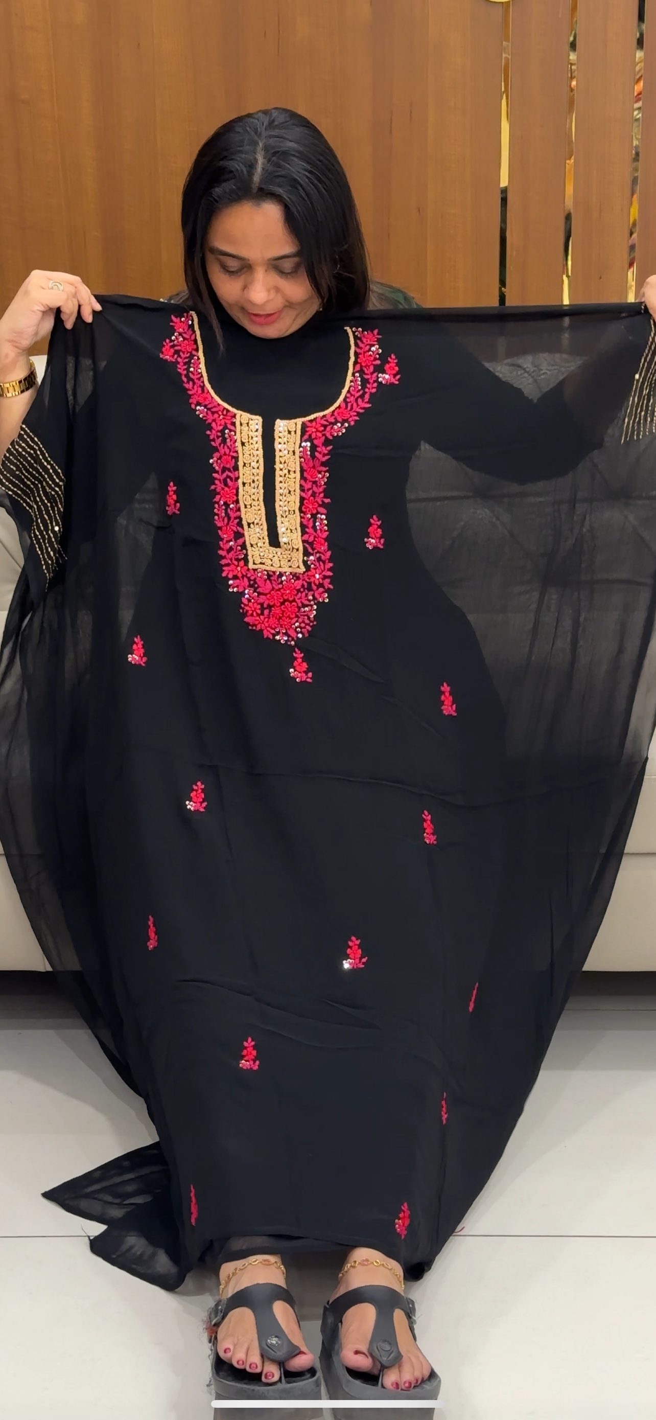 DESIGNER UNSTITCHED SALWAR SUITS - IHA 28584