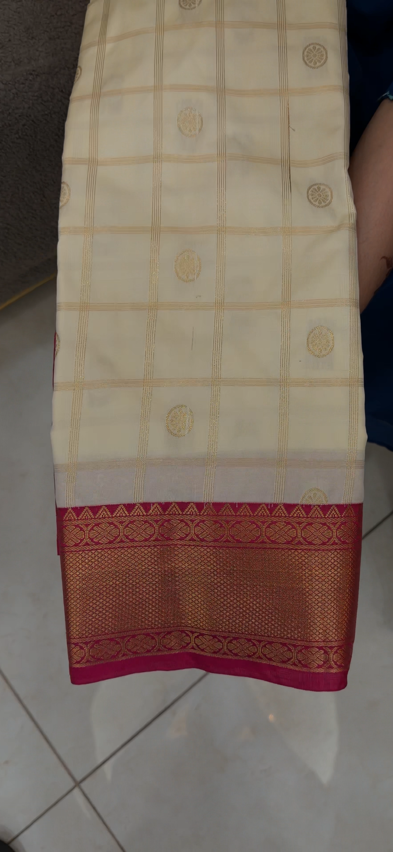 SEMI KANCHIPURAM SAREES -  IHA 33084