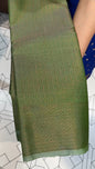 SEMI BROCADE SAREES - IHA 18375