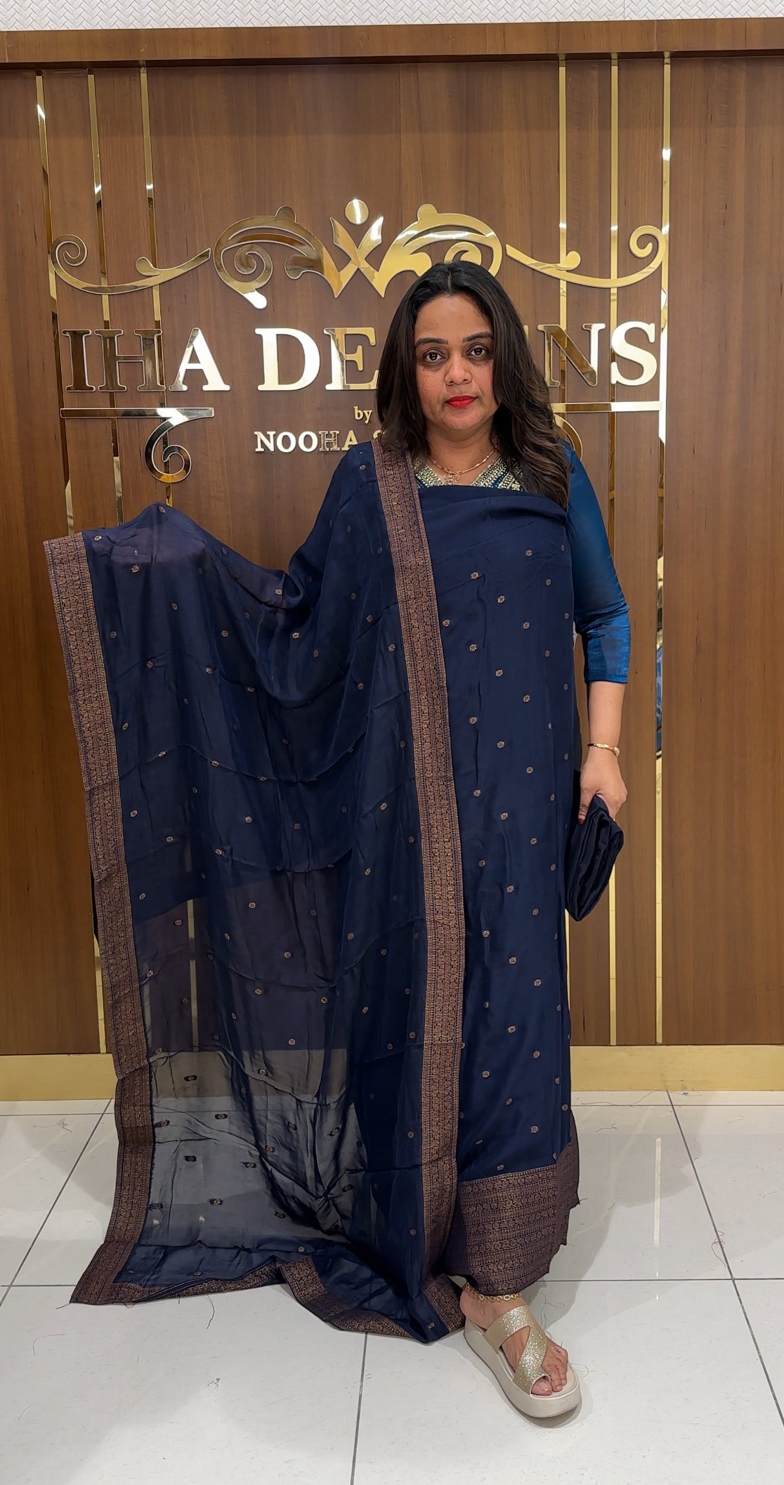 BNARASI UNSTITCHED SALWAR SUITS - IHA 24378