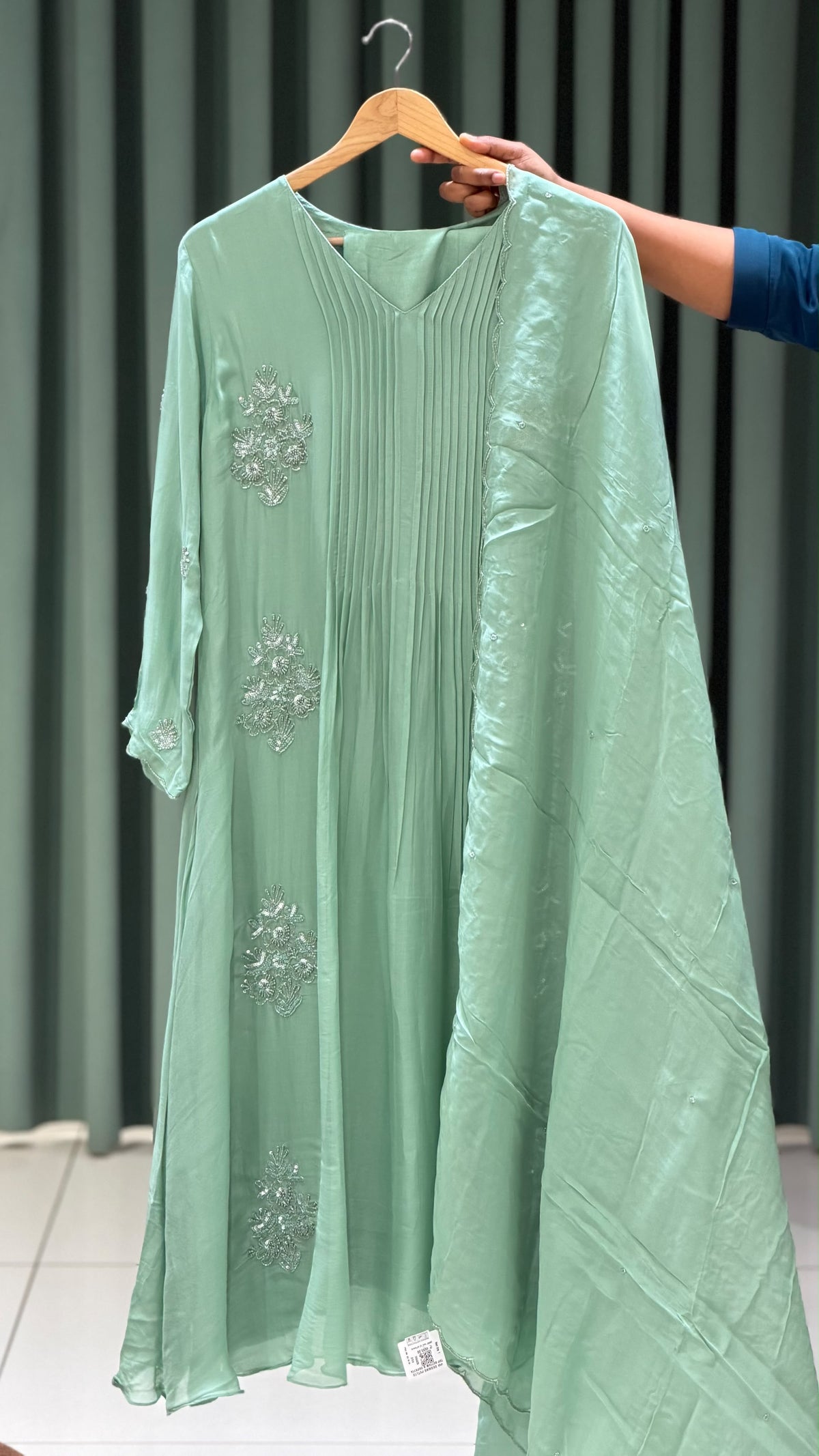 READY TO WEAR TOP, BOTTOM AND DUPATTA - IHA 35963