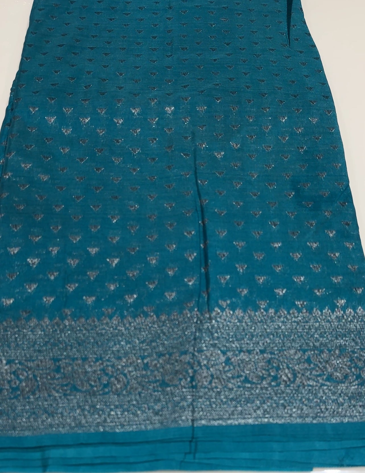 SEMI  BANARASI SAREES - IHA 17491