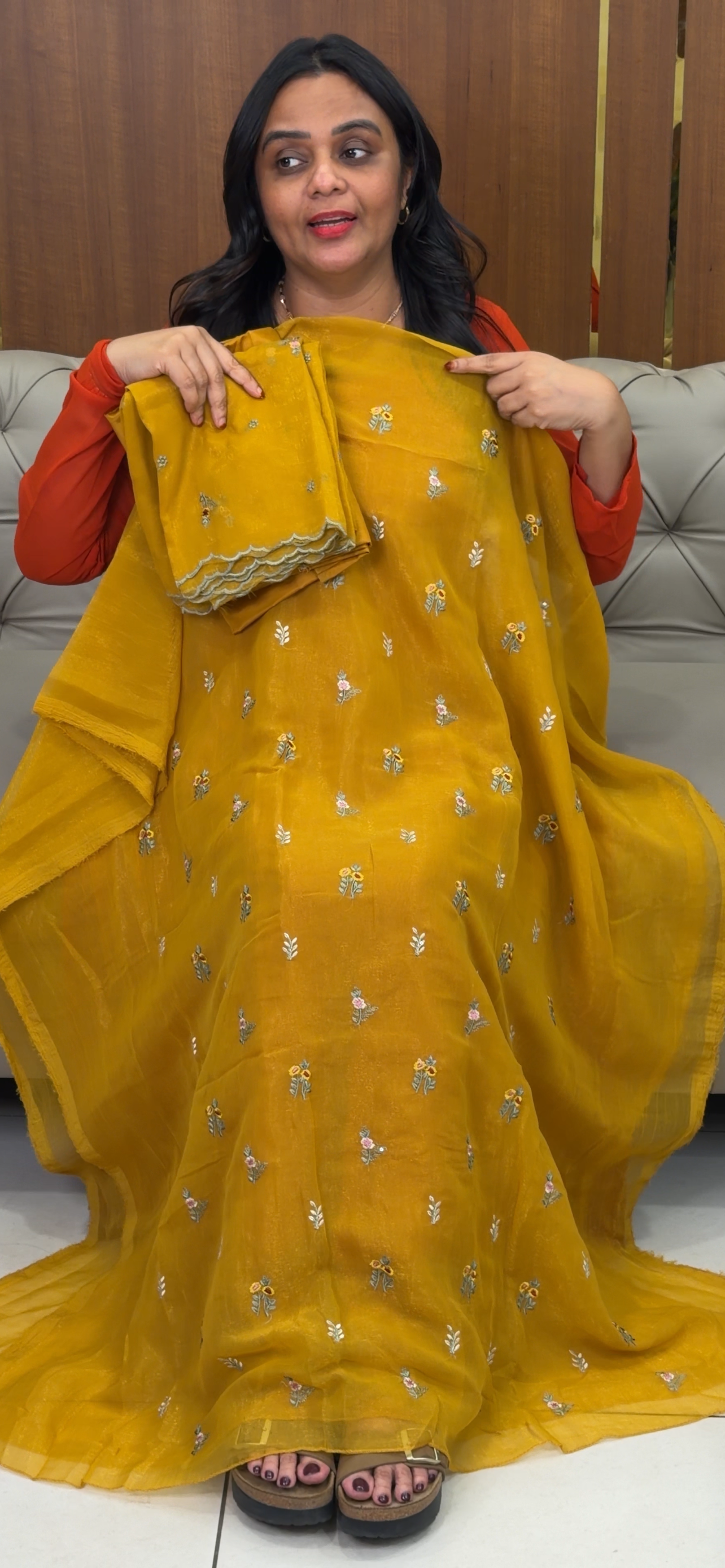 UNSTITCHED SALWAR SUITS - IHA 32560