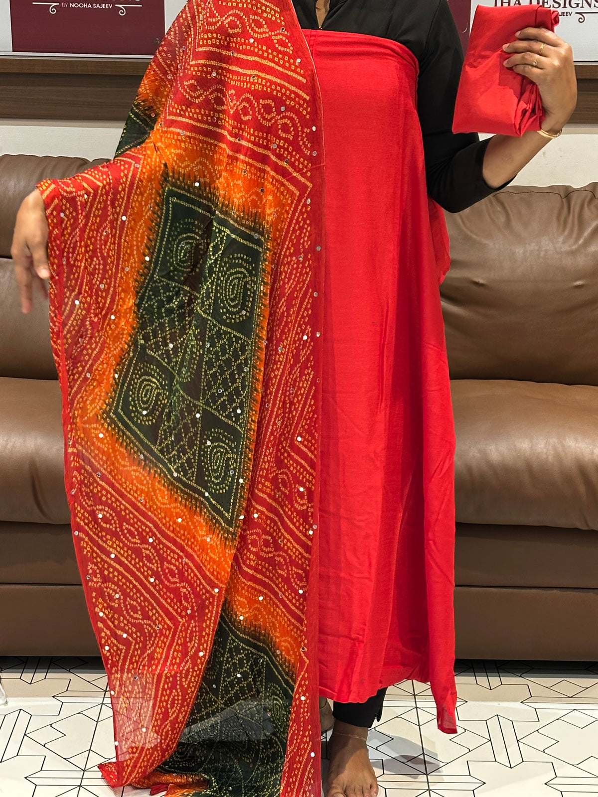 OFFER SALES UNSTITCHED SALWAR SUITS - IHA 35812