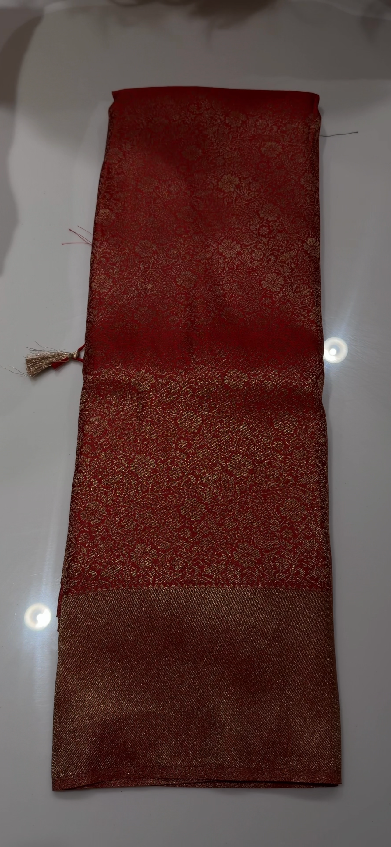SEMI BROCADE SAREES - IHA 34536