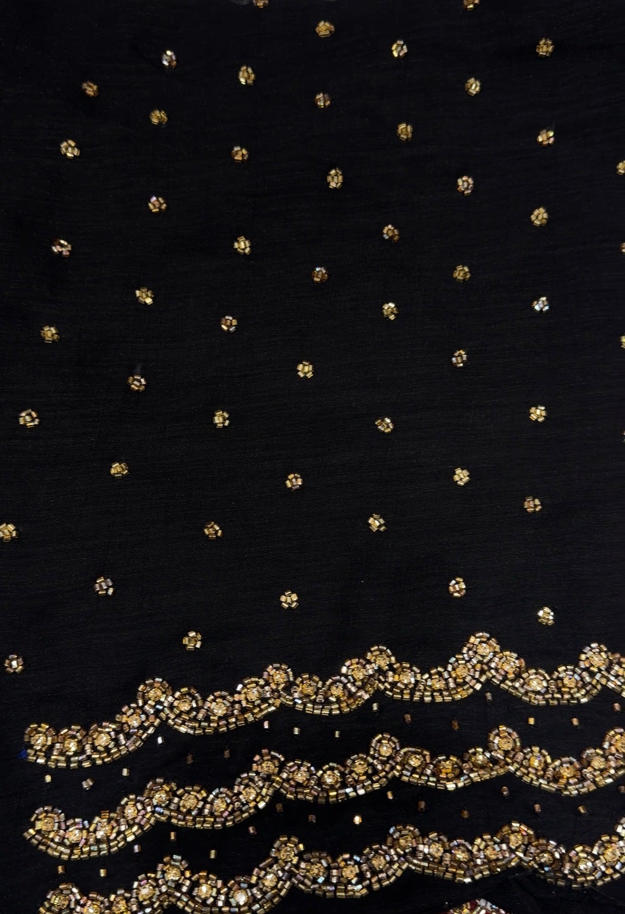 IHA'S IN-HOUSE HANDWORKED BLOUSE MATERIAL - IHA 34559
