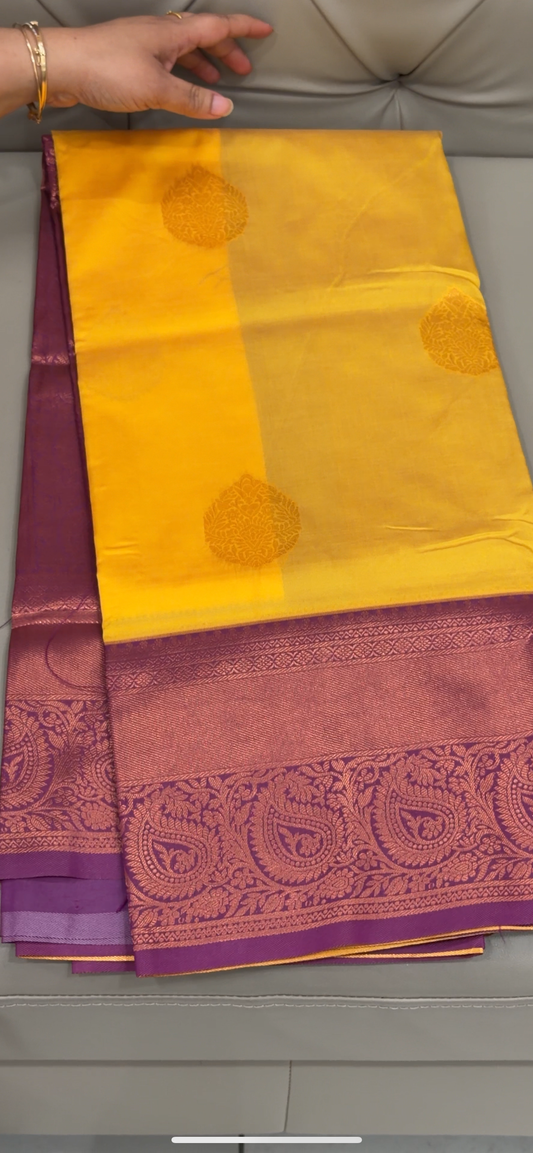 SEMI KANCHIPURAM SAREES - IHA 28758