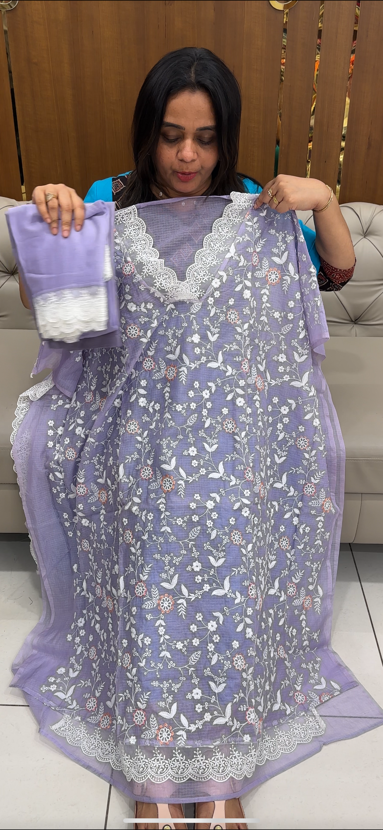 BUDGET BUY UNSTITCED SALWAR SUITS - IHA 28513