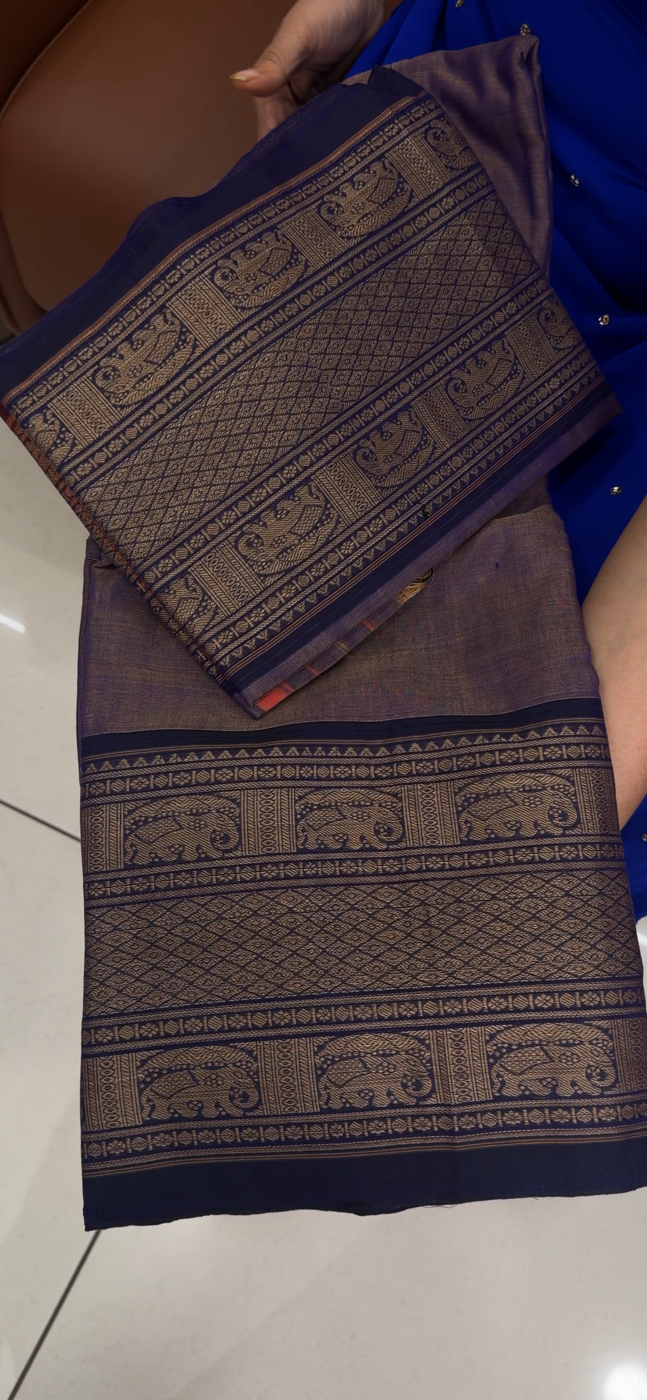 HANDLOOM UNSTITCHED  SALWAR SUITS - IHA 33771