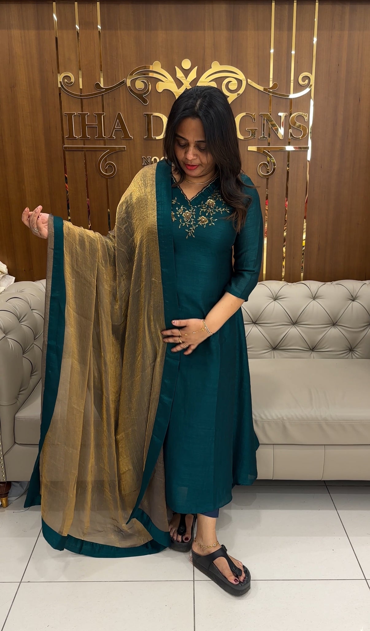 IHA'S IN-HOUSE UNSTITCHED SALWAR SUITS - IHA 26100
