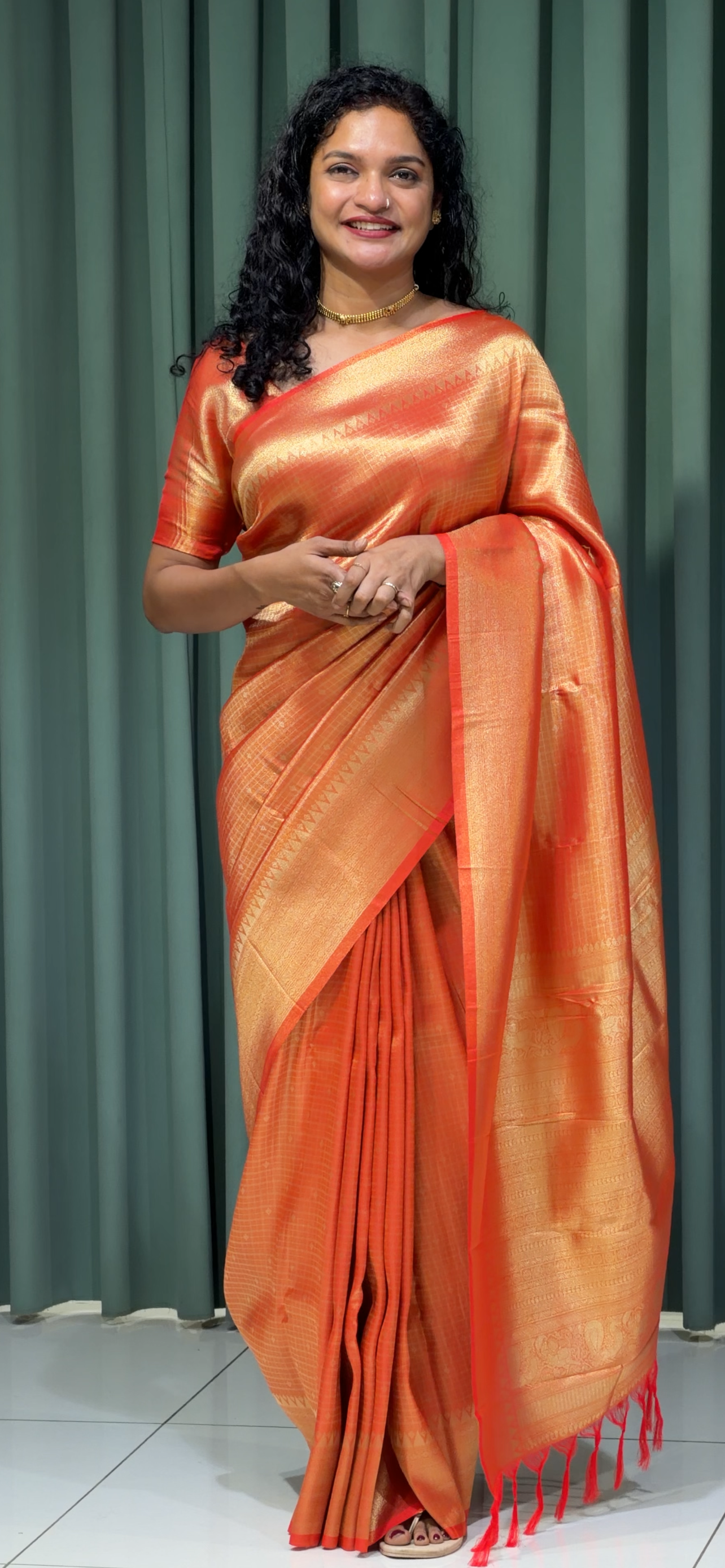 SEMI TISSUE SAREES - IHA 35152