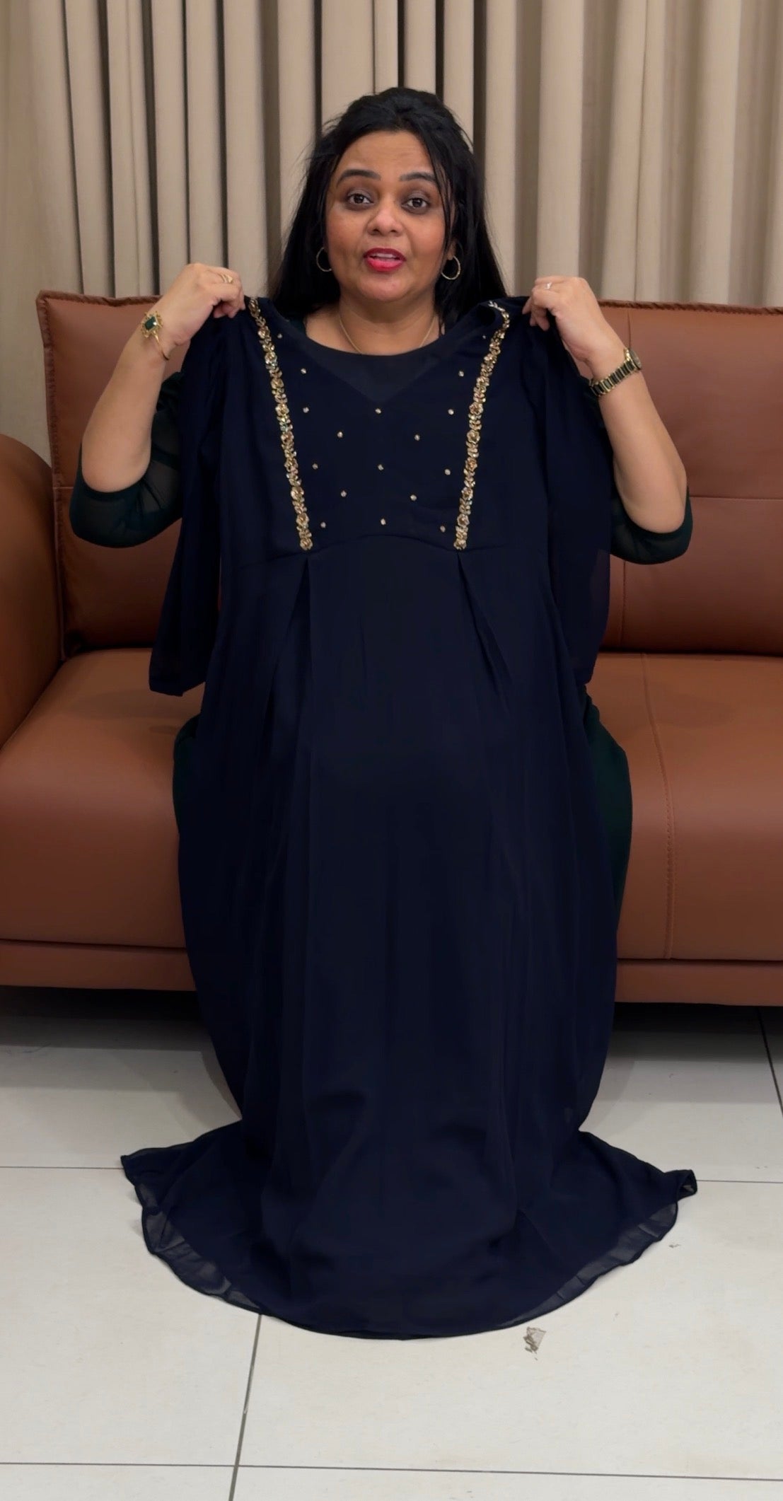 IHA'S IN-HOUSE HANDWORKED FROCKS - IHA 34928