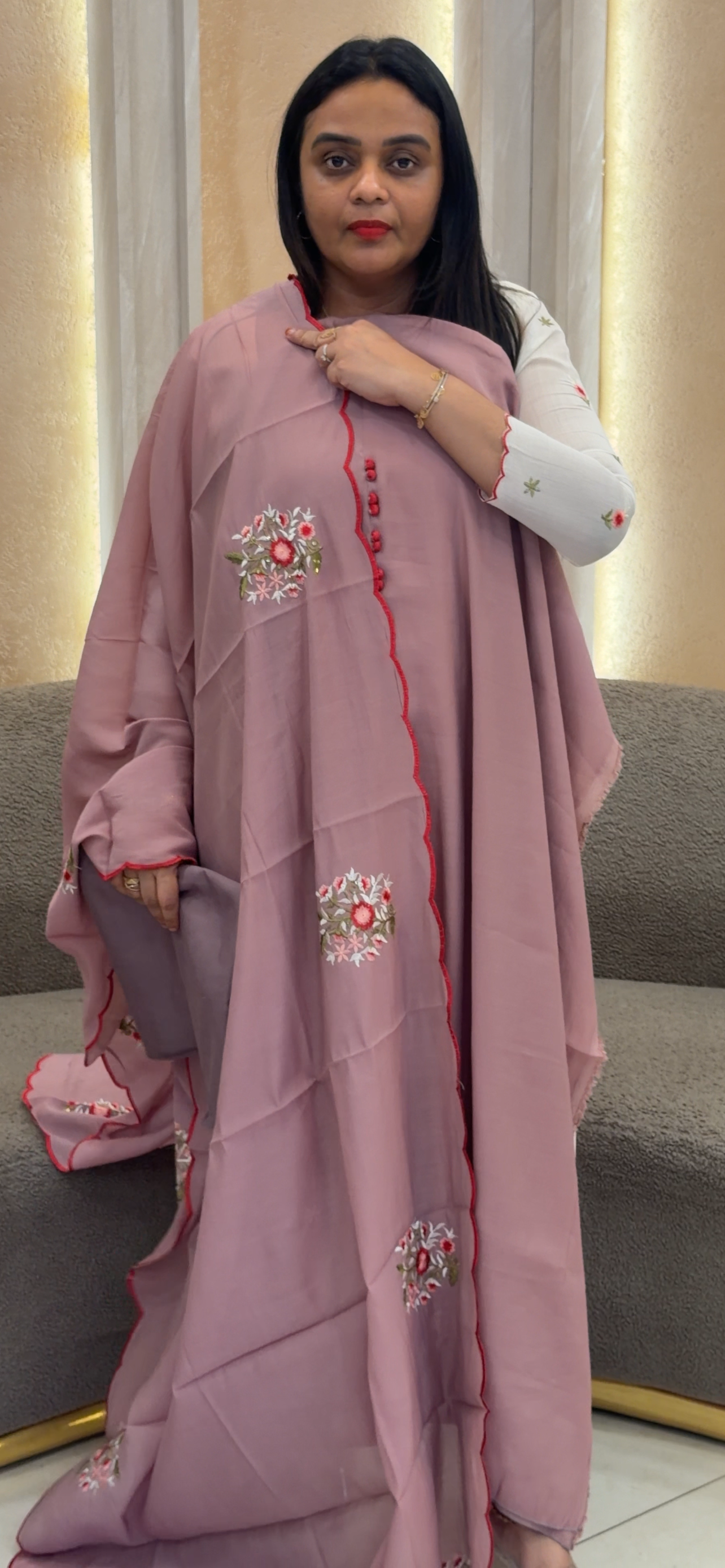 IHA'S IN-HOUSE MUL CHANDERI UNSTITCHED SALWAR SUITS - IHA 32895