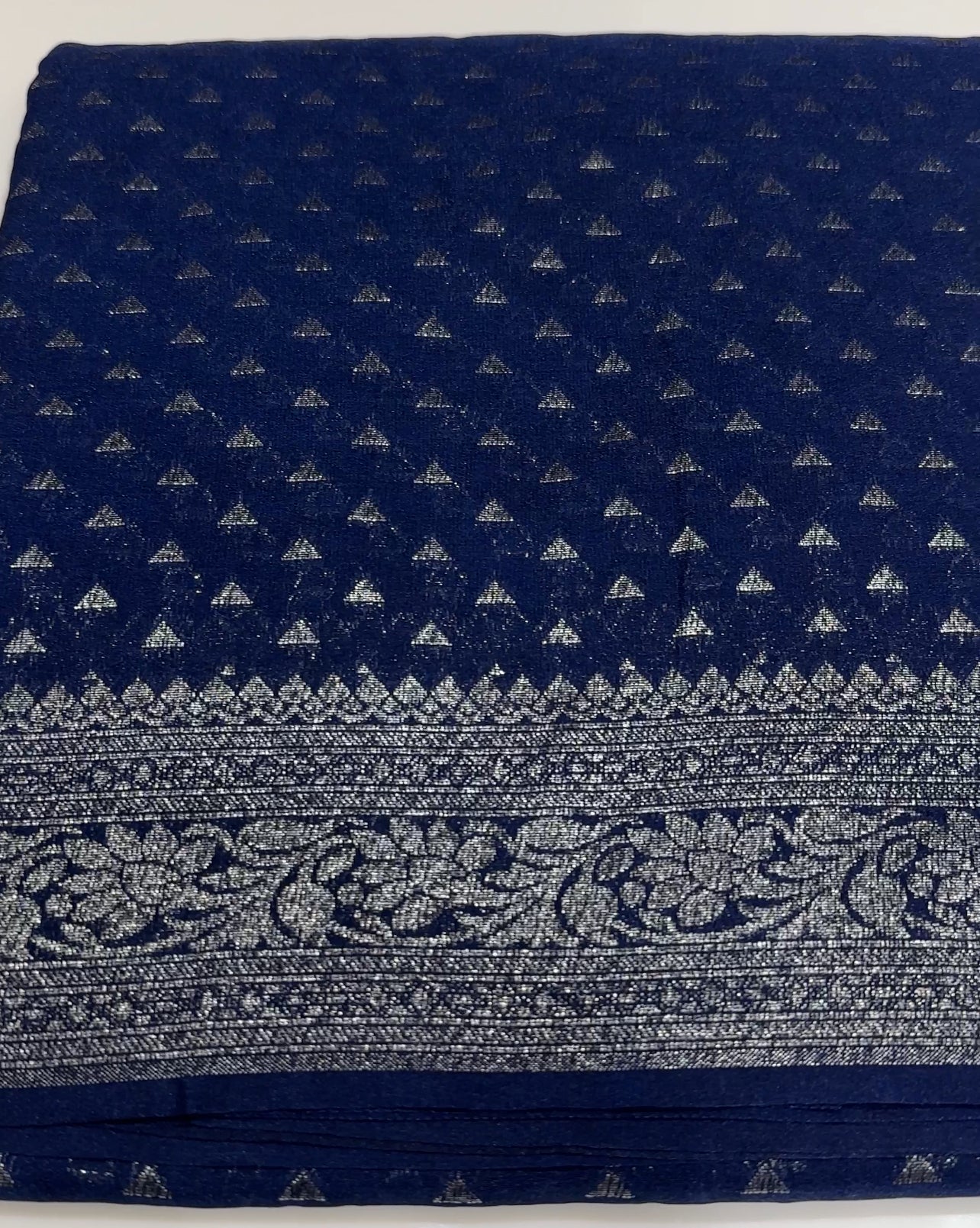 SEMI  BANARASI SAREES - IHA 17491