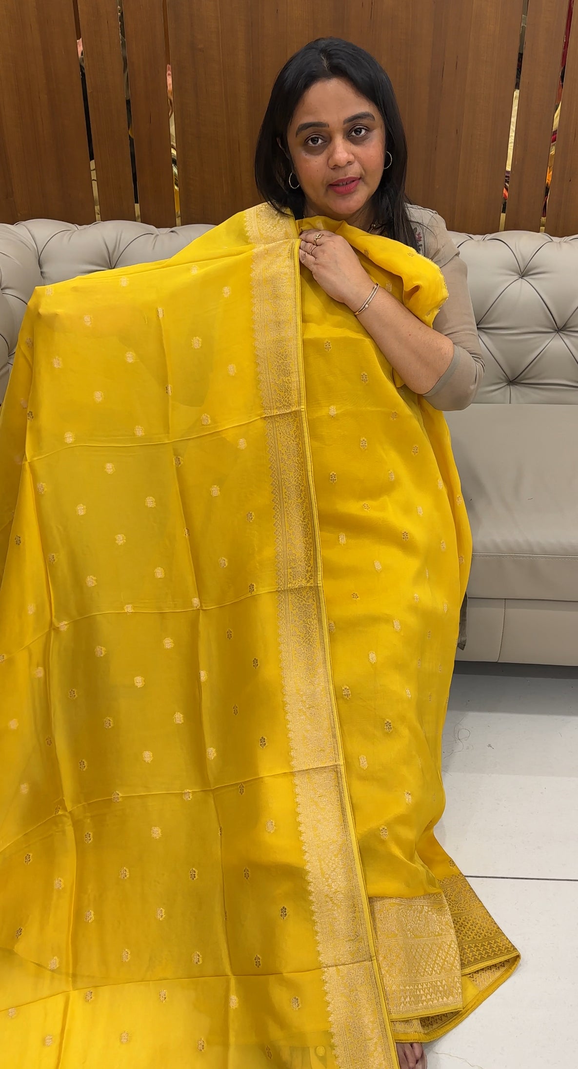 GEORGETTE ORGANZA UNSTITCHED SALWAR SUITS - IHA 27078