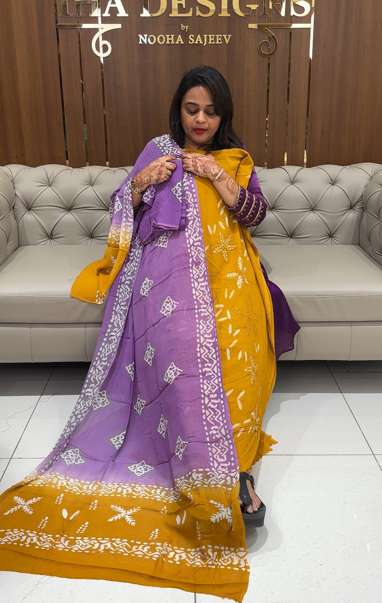VISCOSE GEORGETTE UNSTITCHED SALWAR SUITS - IHA 23691