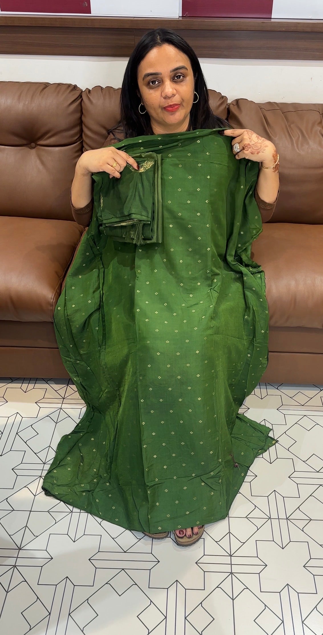 FORWARD MUL CHANDERI UNSTITCHED SALWAR SUITS - IHA 35147