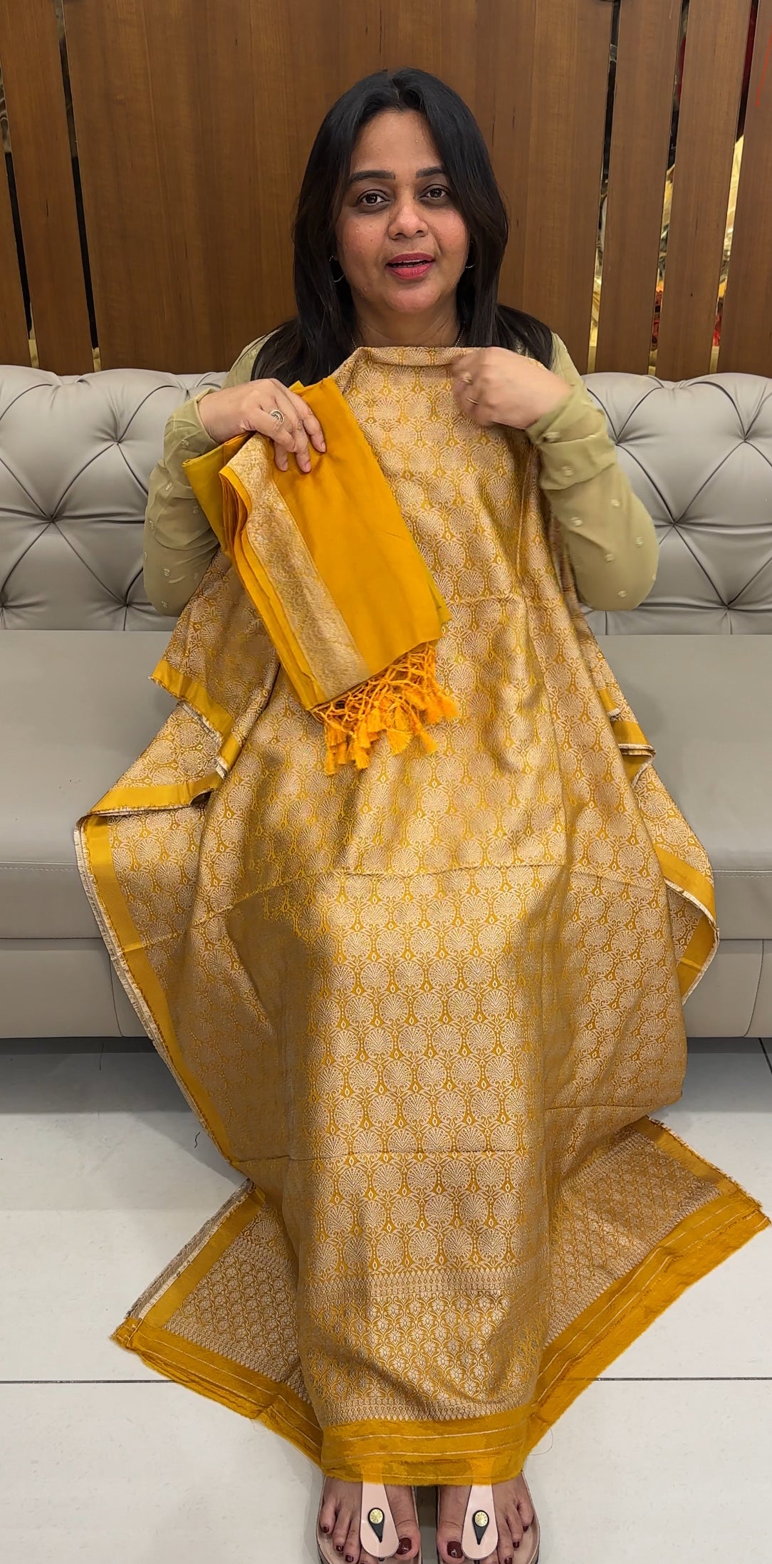 KATAN BANARASI SALWAR SUITS - IHA 27042