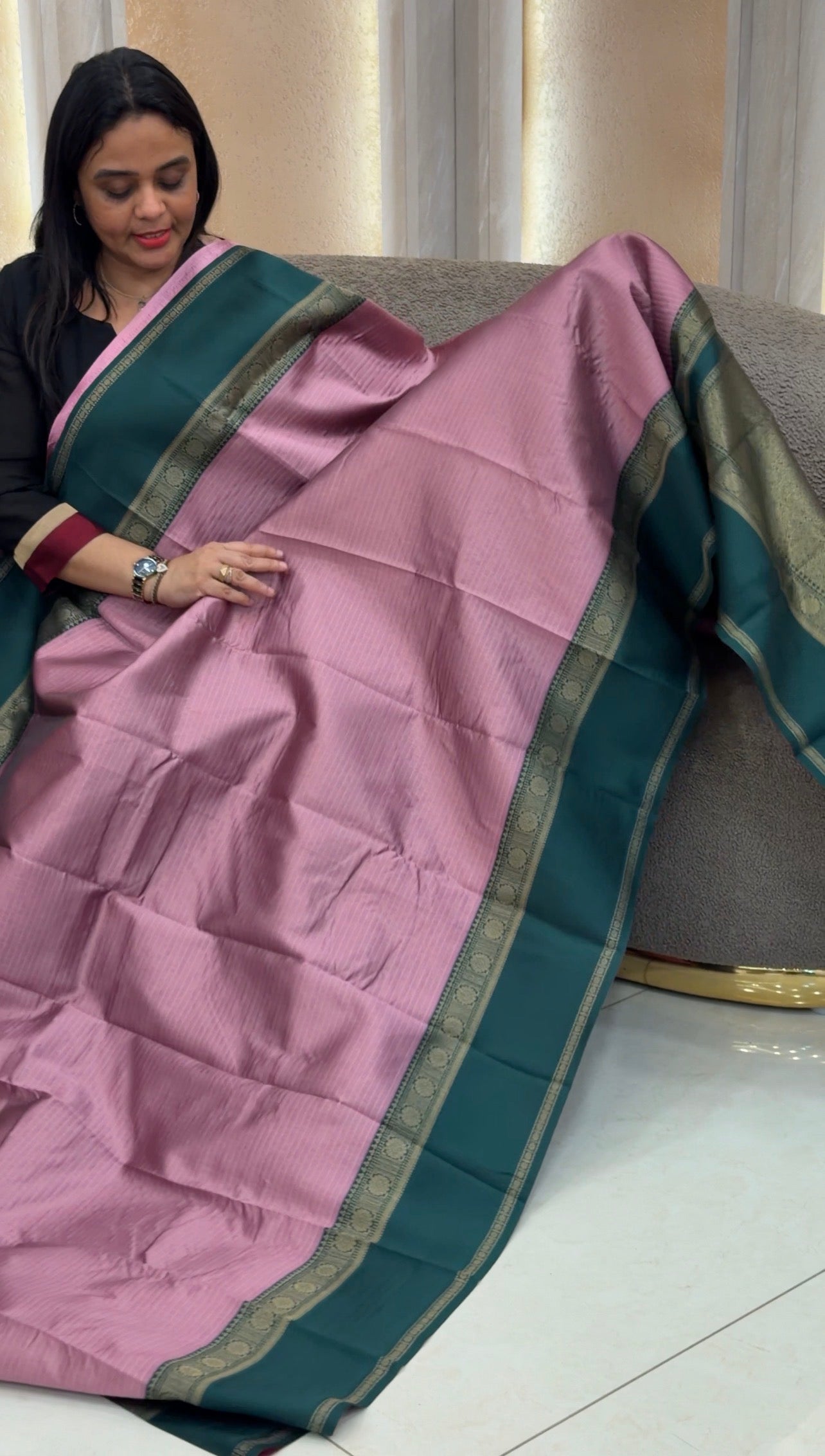 SEMI SILK SAREES - IHA 32975