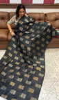 SEMI JUTE SAREE - IHA 16017