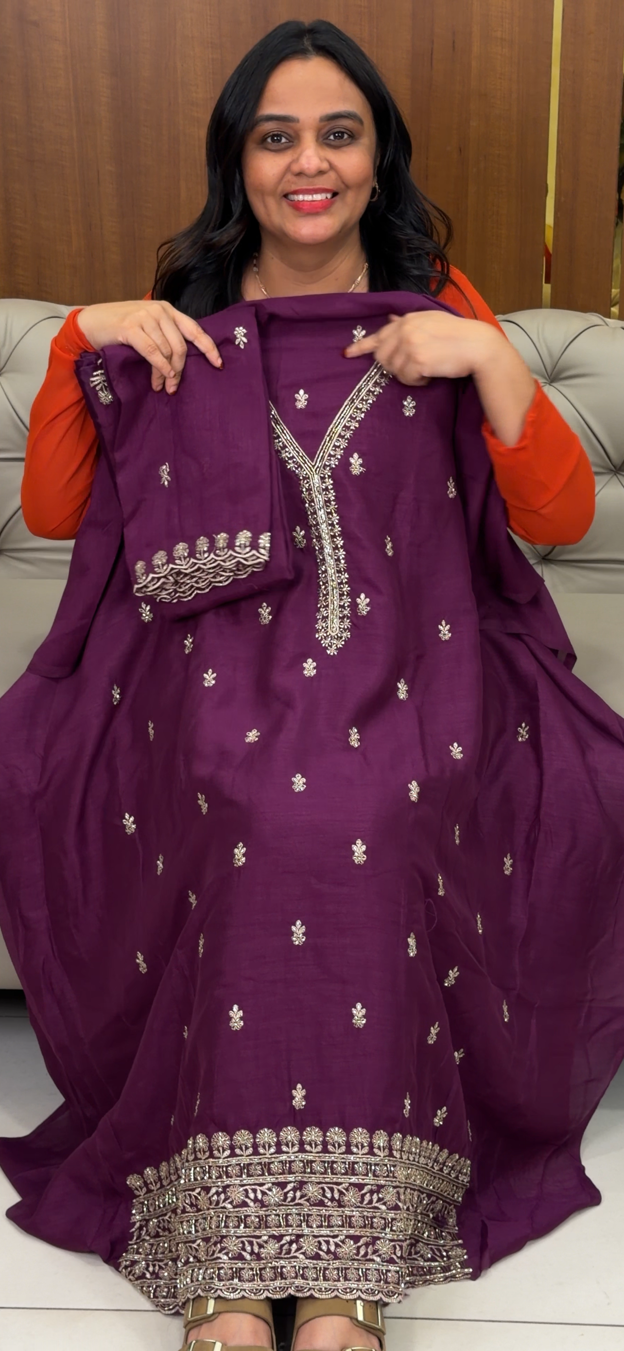 UNSTITCHED SALWAR SUITS - IHA 32560