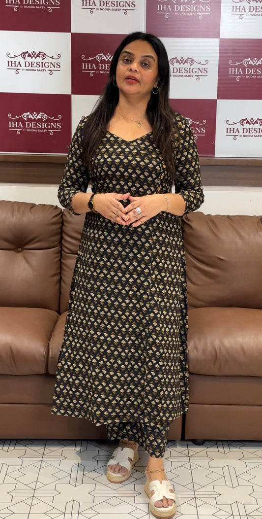 IHA'S IN-HOUSE PRINTED COTTON CO-ORDS SETS - IHA 32824