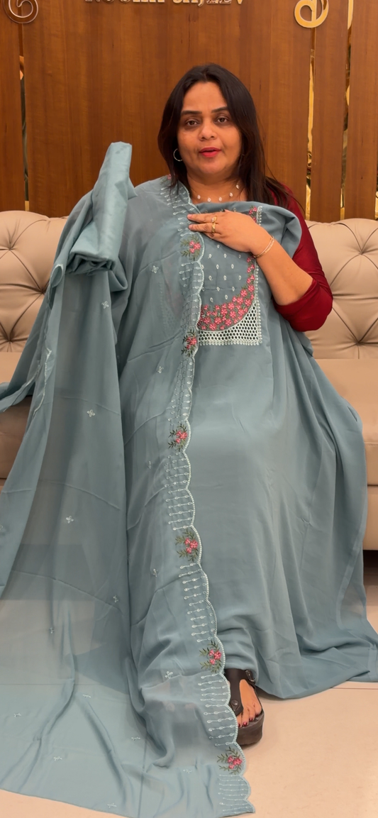 BUDGET BUY UNSTITCHED SALWAR SUITS - IHA 28731