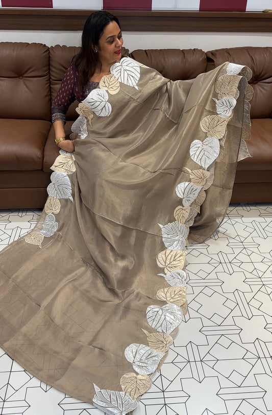 DESIGNER TISSUE SAREES - IHA 16276