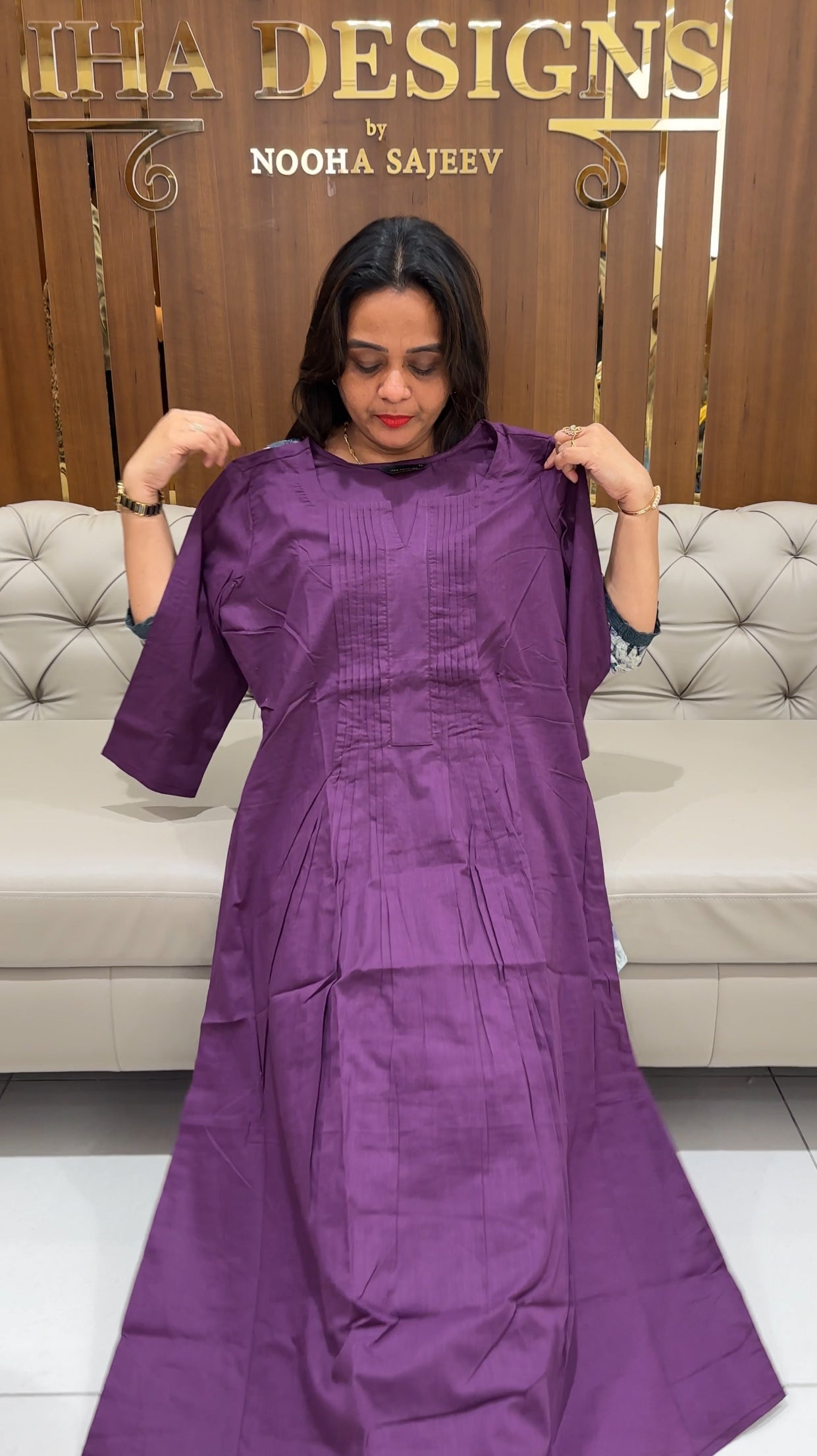 IHA'S IN-HOUSE COTTON TOP AND BOTTOM - IHA 23345