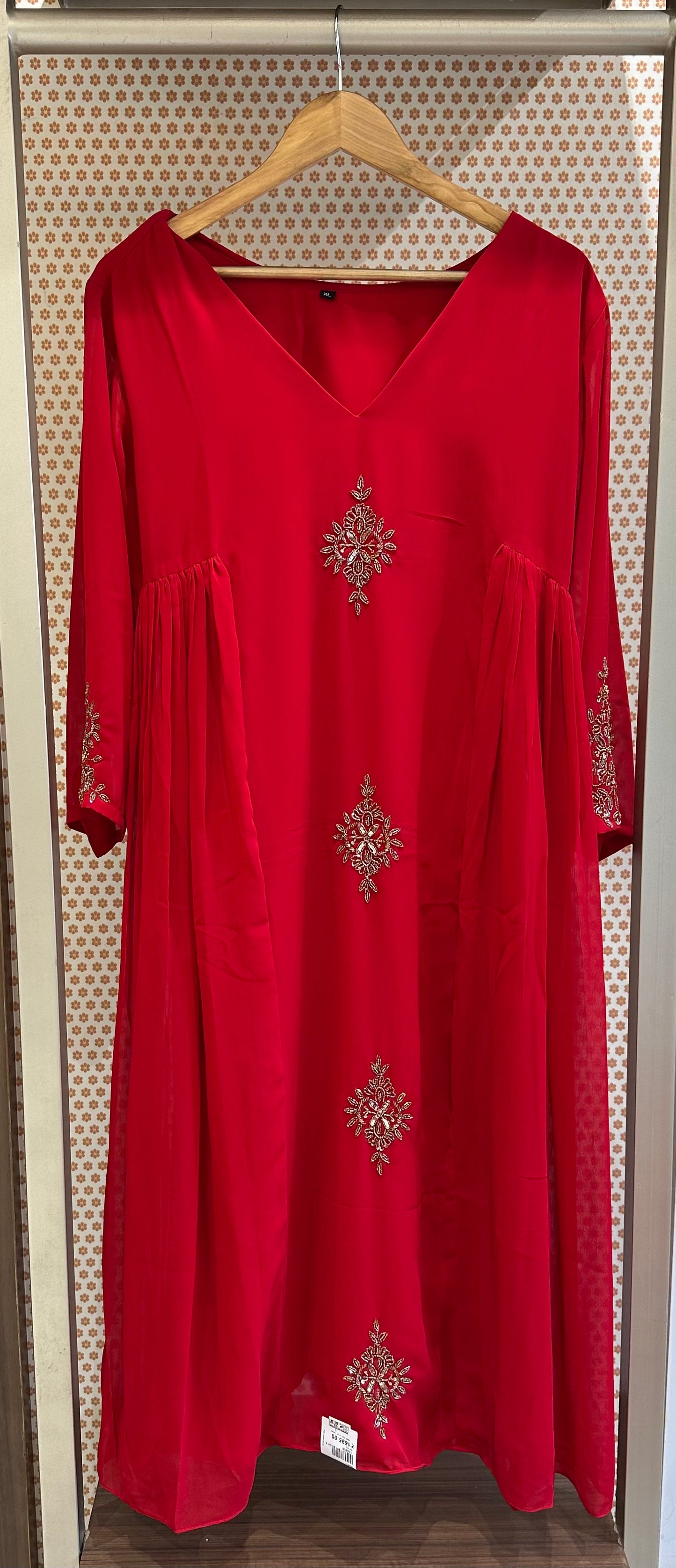 Georgette Handworked Kurtis – Iha Alappuzha Collection – IHA 27135