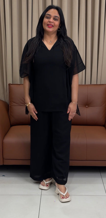 IHA'S IN-HOUSE SHORT KAFTAN TOP AND BOTTOM - IHA 33791